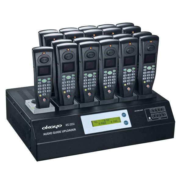 20 slot Audioguide Data Uploader, ATC-221U