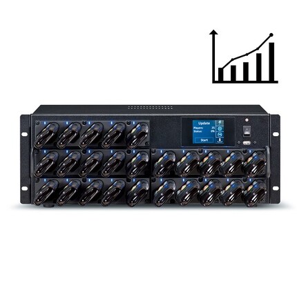 25 slot OmniGuide (VS) Charger/Uploader, OMG-25U+VS