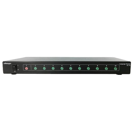 10-channel Language Router, LR-10